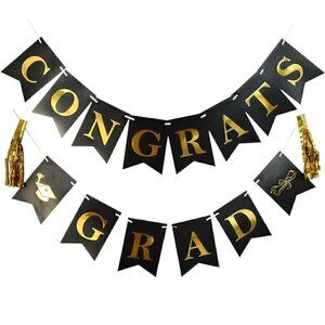 Congrats Grad‎ Banner10 Feet Cardboard